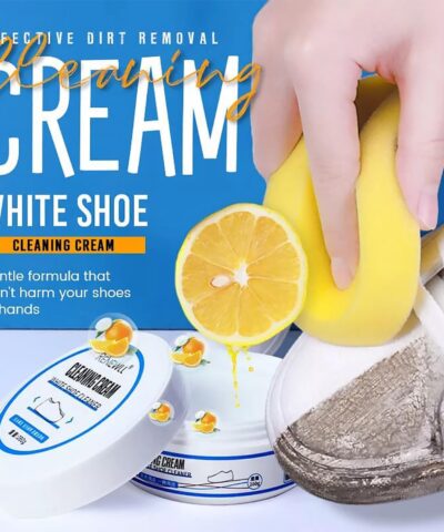 White Shoe Cleaning Cream Renew and Protect Your Footwear